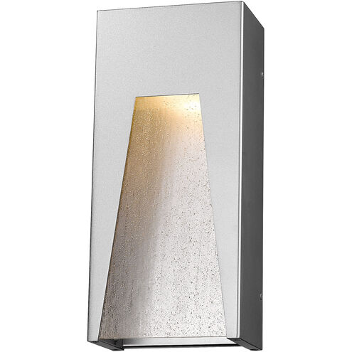 Millenial LED 13.25 inch Silver Outdoor Wall Light
