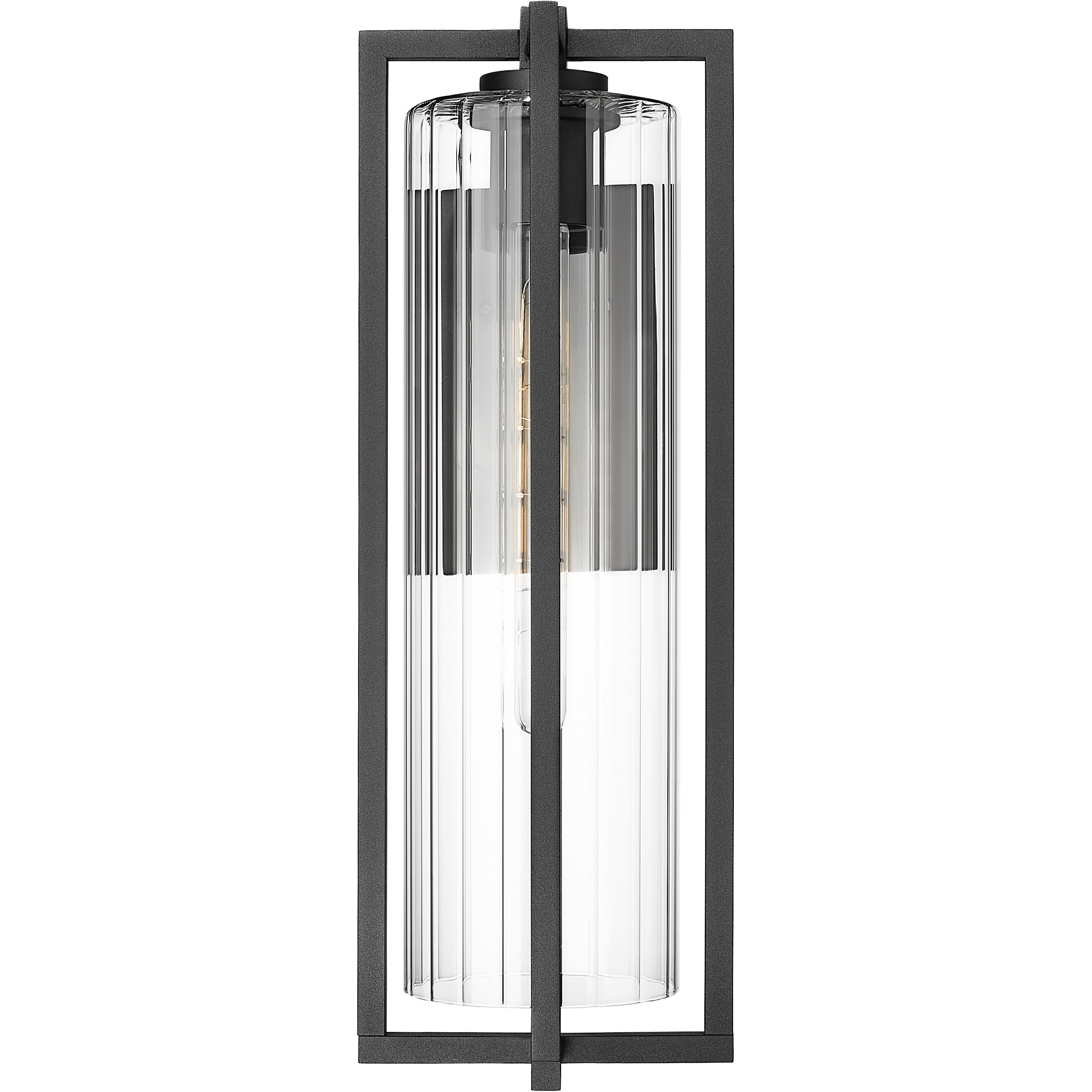 Aura Outdoor Wall Light in Black, G9