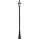 Westover 2 Light 112.25 inch Black Outdoor Post Mounted Fixture