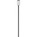 Leland LED 142.75 inch Sand Black Outdoor Post Mounted Fixture