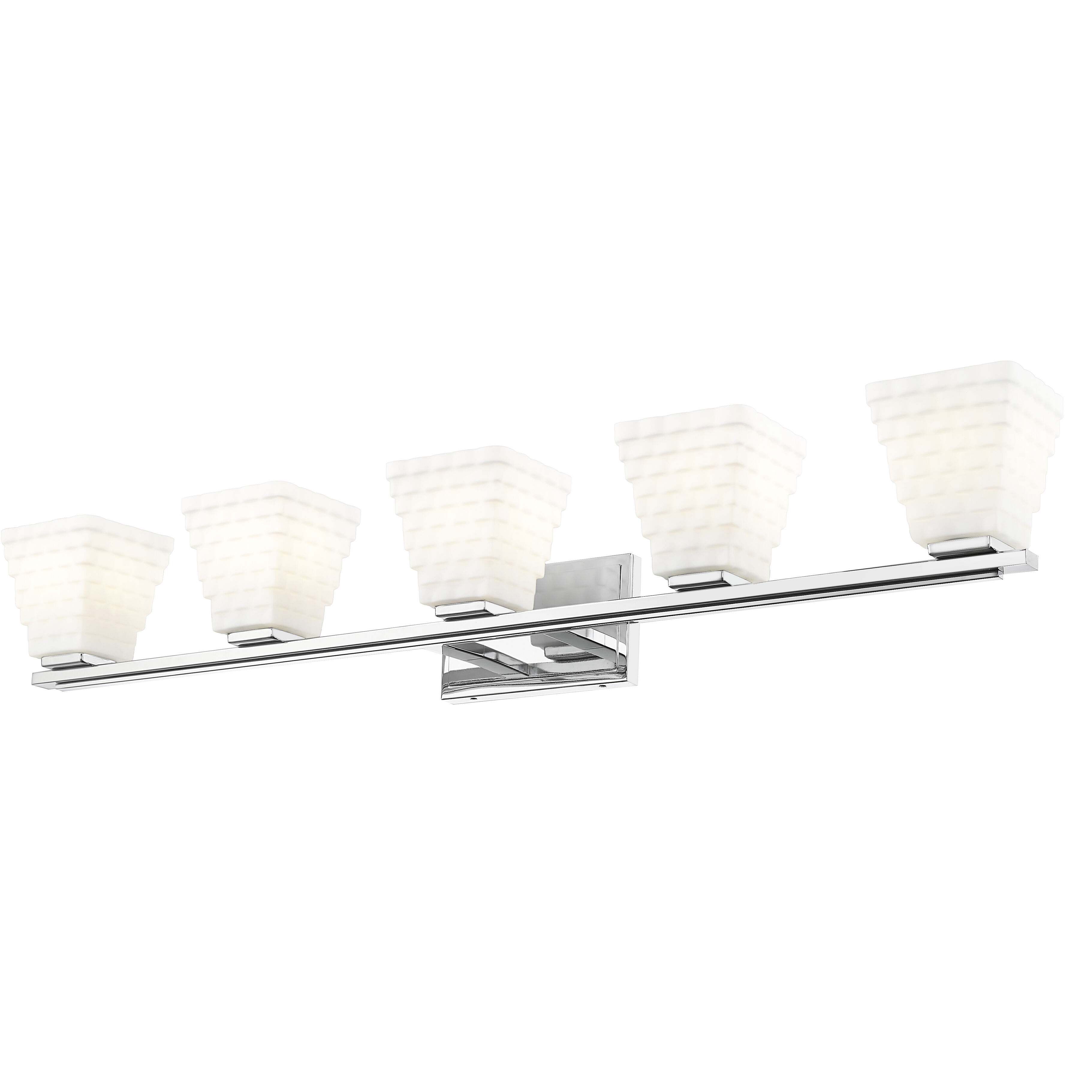Annalise 5 Light 42 inch Chrome Vanity Wall Light