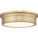Bentley LED 16 inch Modern Gold Flush Mount Ceiling Light