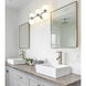 Artemis 6 Light 25 inch Brushed Nickel Vanity Wall Light