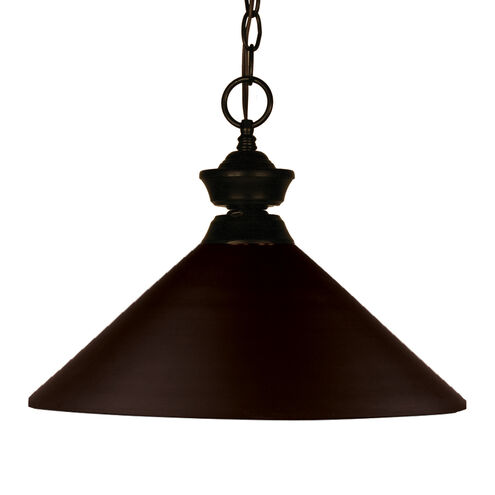 Shooter 1 Light 14 inch Bronze Pendant Ceiling Light in Bronze Metal, 3