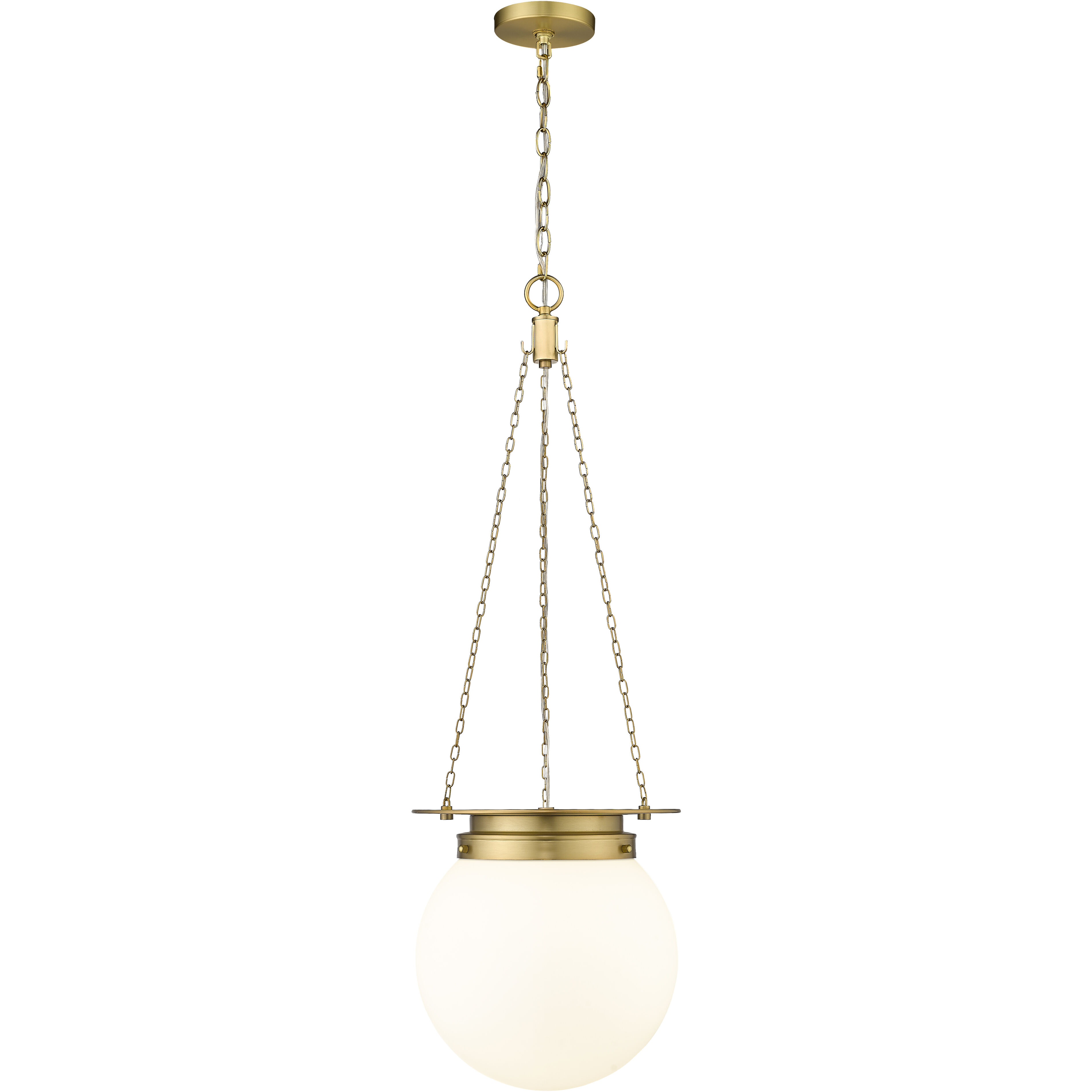 Calhoun 1 Light 13 inch Heritage Brass Pendant Ceiling Light