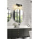 Lauren 2 Light 16 inch Matte Black Vanity Wall Light