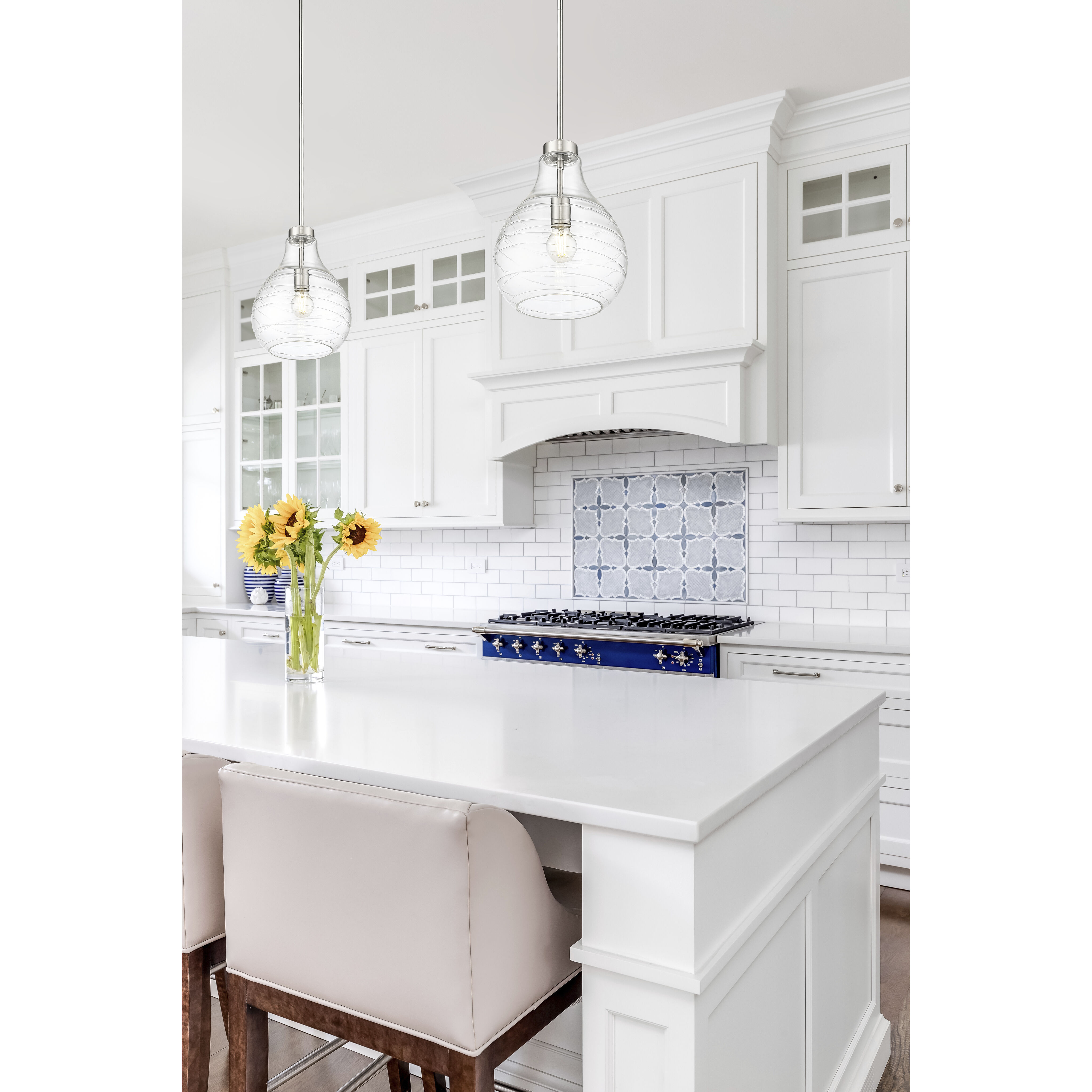 Z-Lite 496P10-BN Bon Air 1 Light 10 inch Brushed Nickel