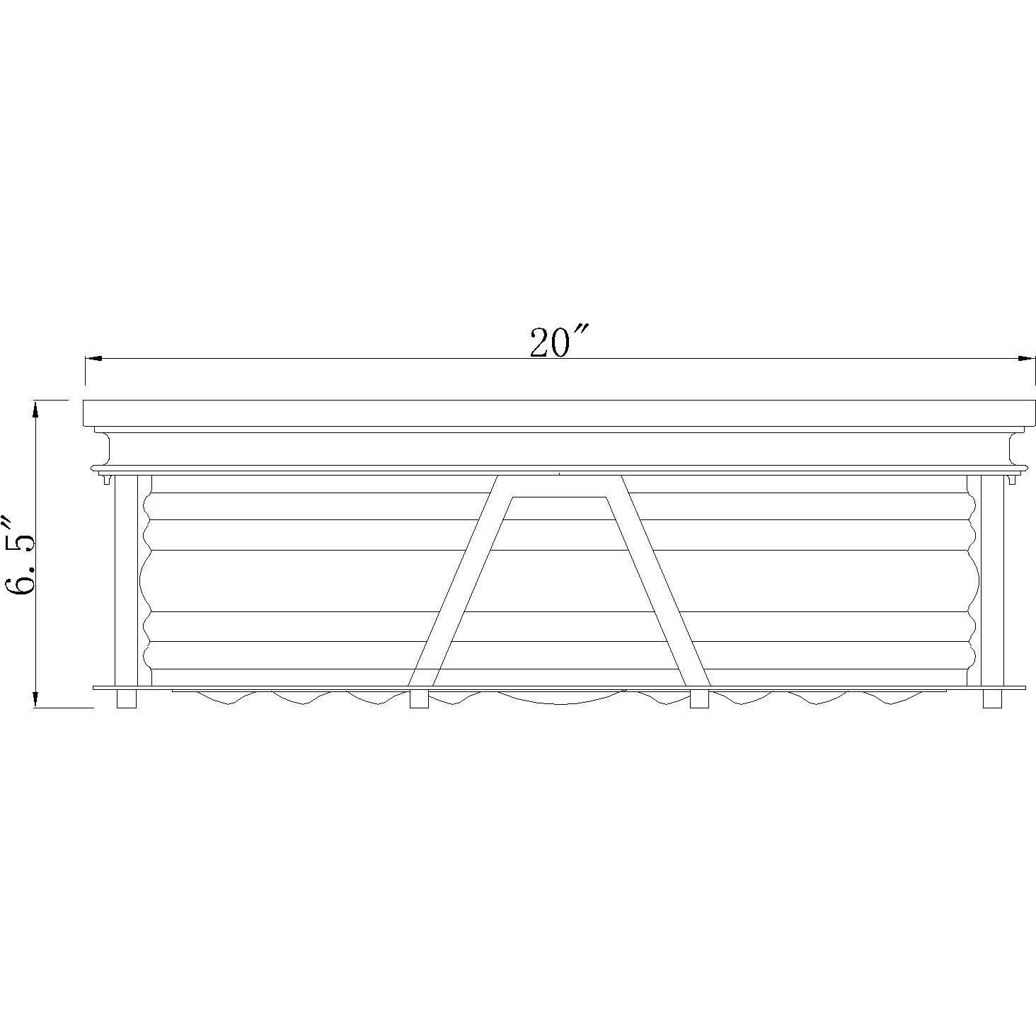 Cape Harbor 4 Light 20 inch Polished Nickel Flush Mount Ceiling Light