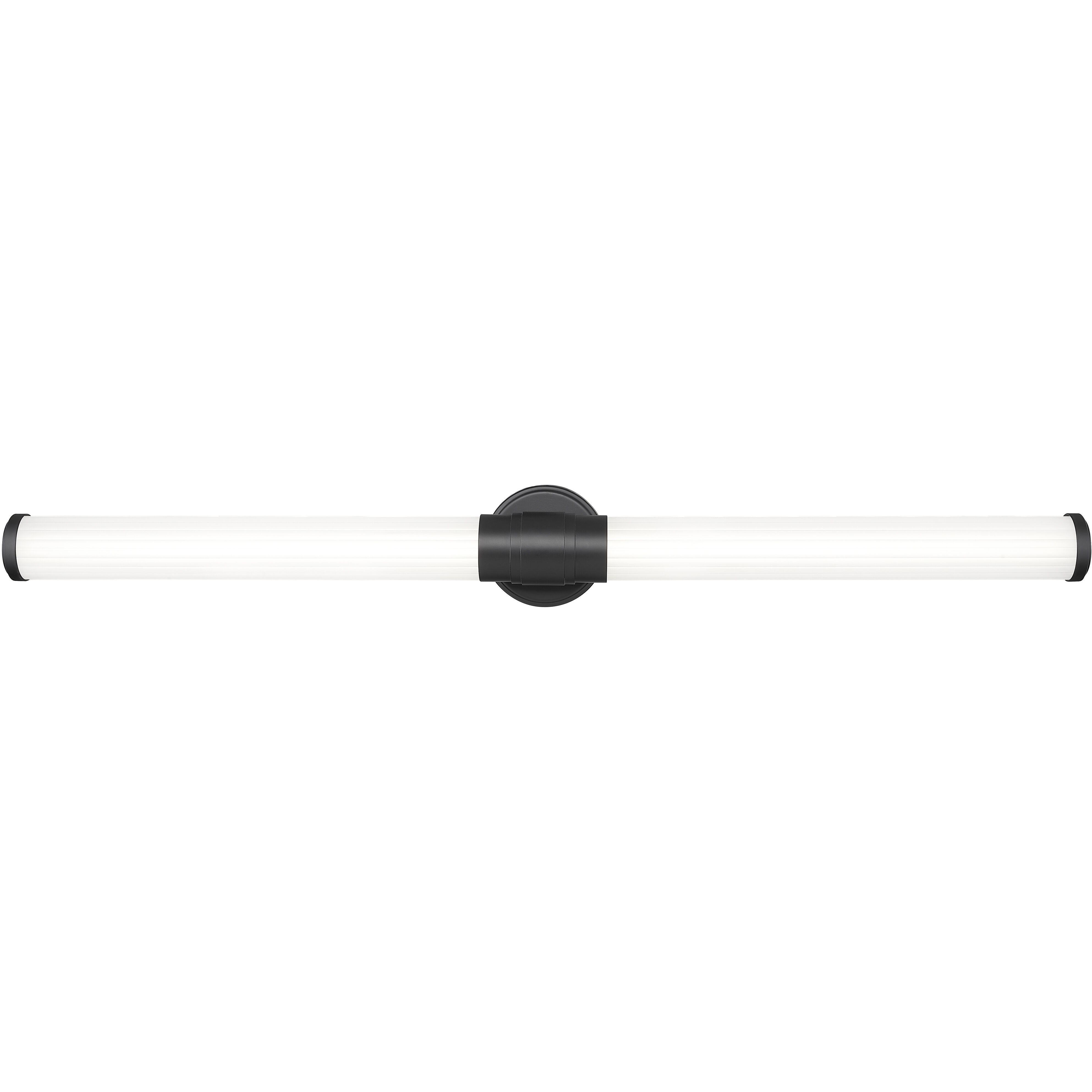Warwick LED 40.25 inch Matte Black Bath Vanity Wall Light