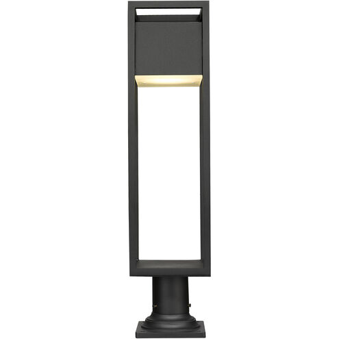 Barwick LED 29 inch Black Outdoor Pier Mounted Fixture