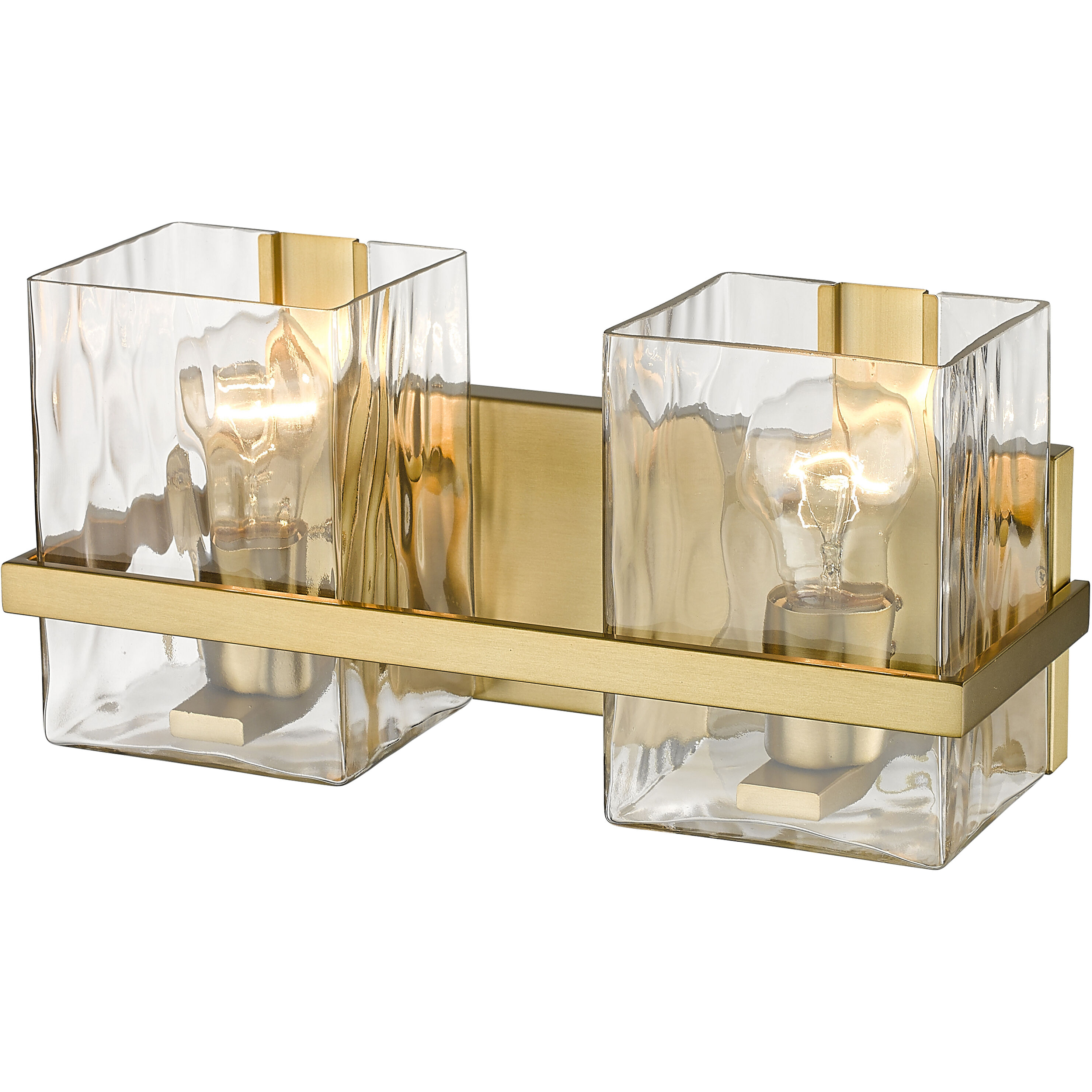 Bennington 2 Light 14.25 inch Modern Gold Vanity Wall Light