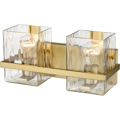 Bennington 2 Light 14.25 inch Modern Gold Vanity Wall Light