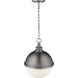Peyton 2 Light 14.75 inch Antique Nickel Pendant Ceiling Light