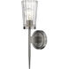 Flair 1 Light 4.75 inch Antique Nickel Wall Sconce Wall Light
