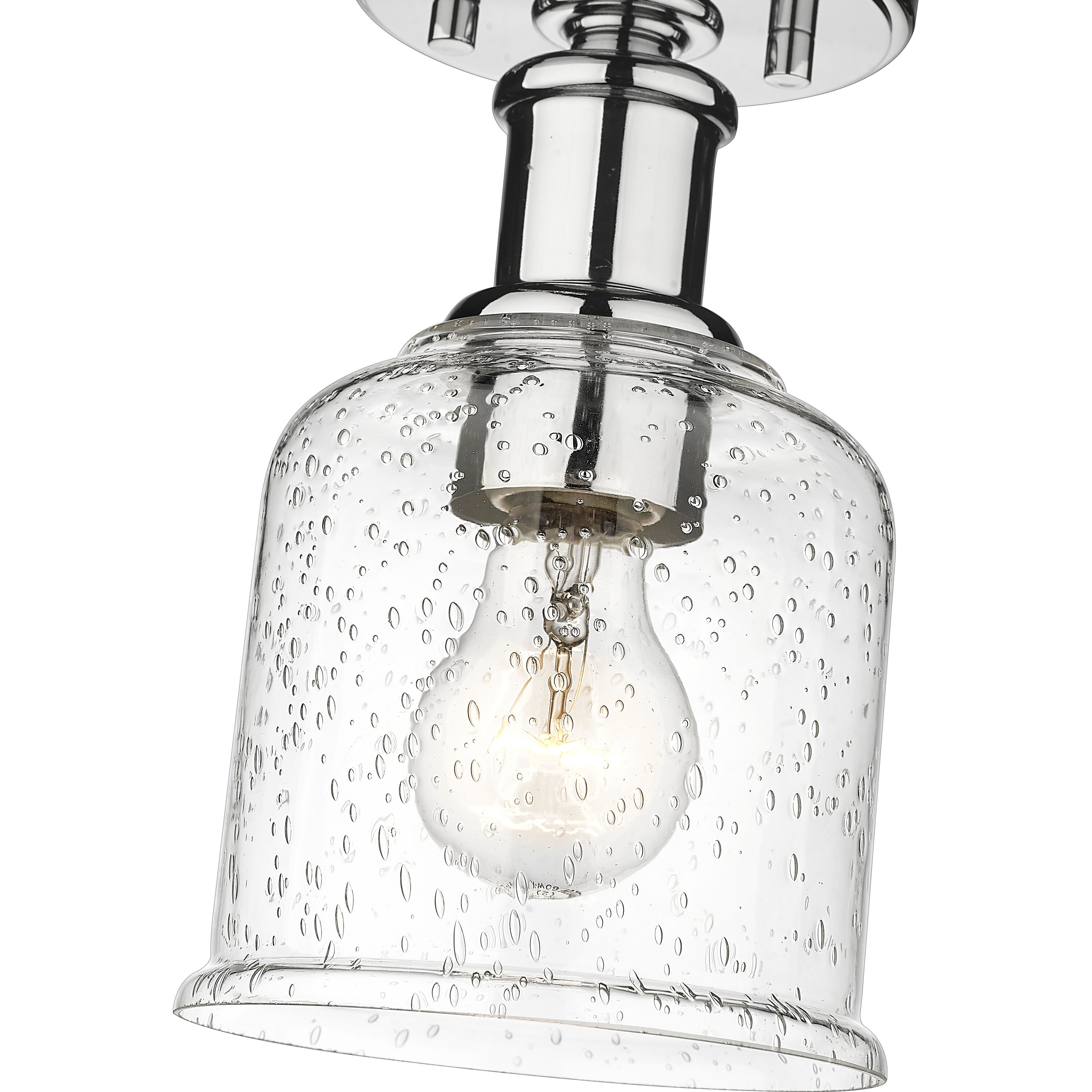 Bryant 1 Light 5.5 inch Chrome Flush Mount Ceiling Light