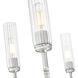 Esme 6 Light 38 inch Brushed Nickel Chandelier Ceiling Light