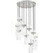 Fontaine 11 Light 26.25 inch Brushed Nickel Chandelier Ceiling Light
