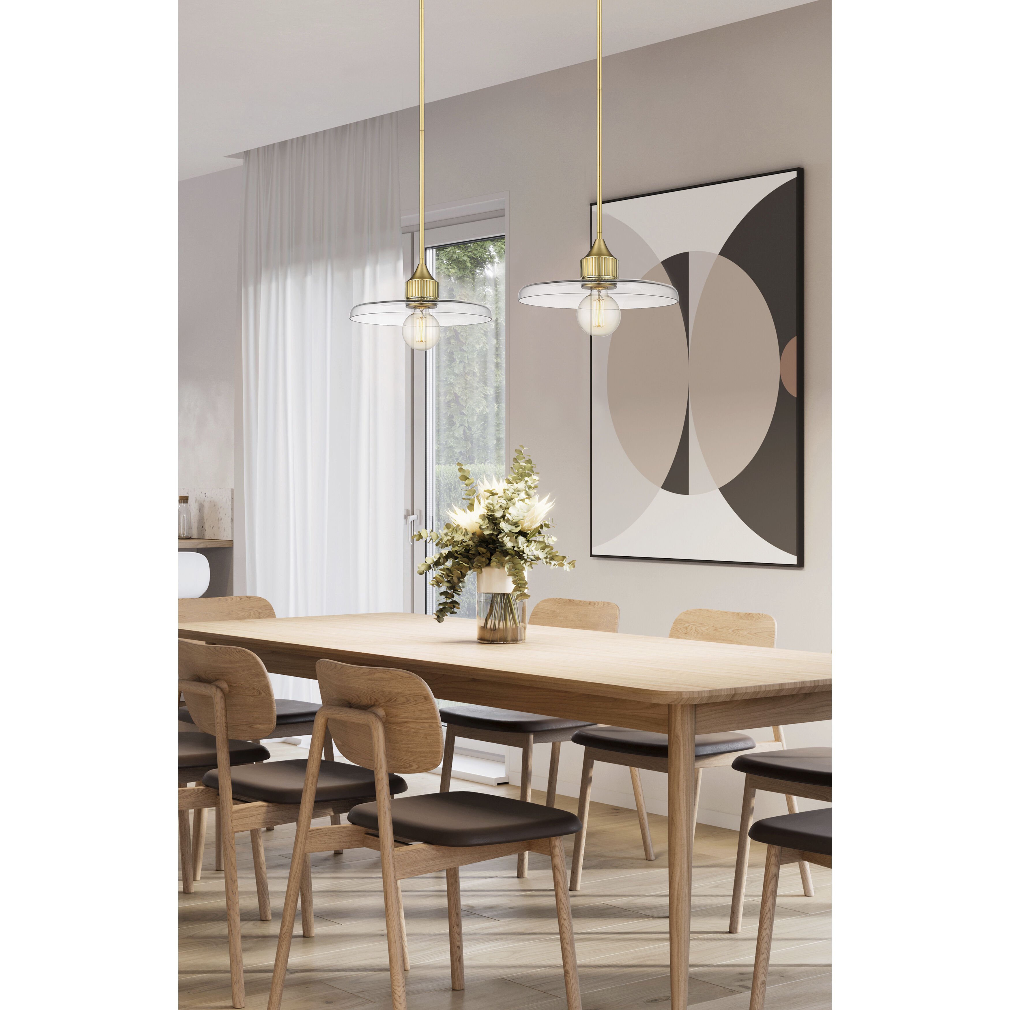 Paloma 1 Light 14 inch Olde Brass Pendant Ceiling Light in Oil Rubbed Bronze