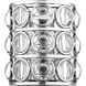 Eternity 2 Light 9.75 inch Chrome Wall Sconce Wall Light in 6