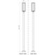 Aura 1 Light 118.5 inch Black Outdoor Post Mounted Fixture in G9