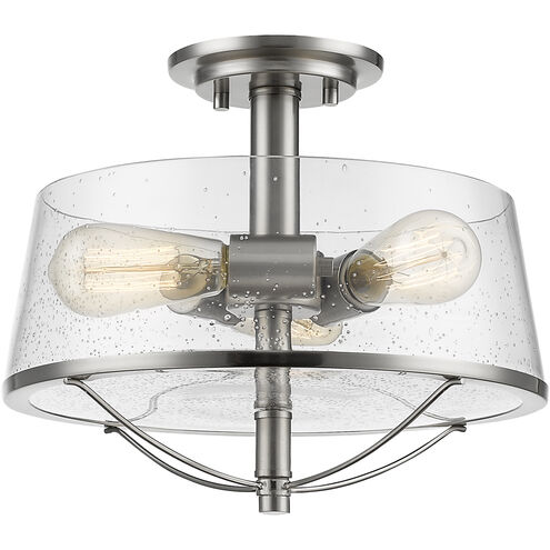 Mariner 3 Light 13.38 inch Semi-Flush Mount