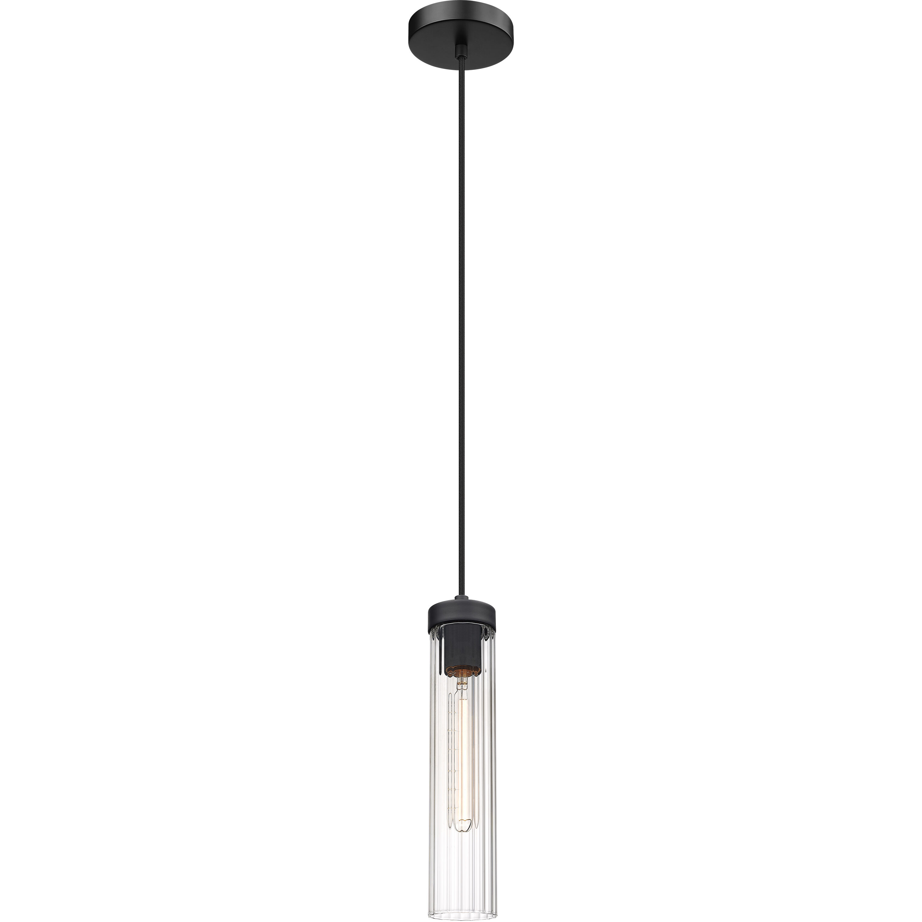 Beau 1 Light 4.75 inch Matte Black Pendant Ceiling Light