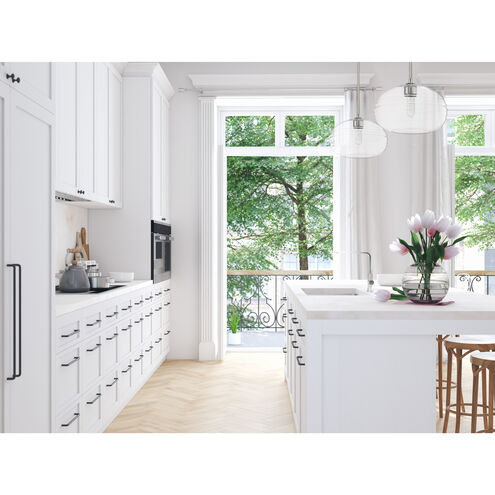 Harmony 1 Light 14 inch Brushed Nickel Pendant Ceiling Light