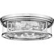 Clarion 4 Light 20.75 inch Polished Nickel Flush Mount Ceiling Light