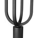 Leland LED 112.5 inch Sand Black Outdoor Post Mounted Fixture