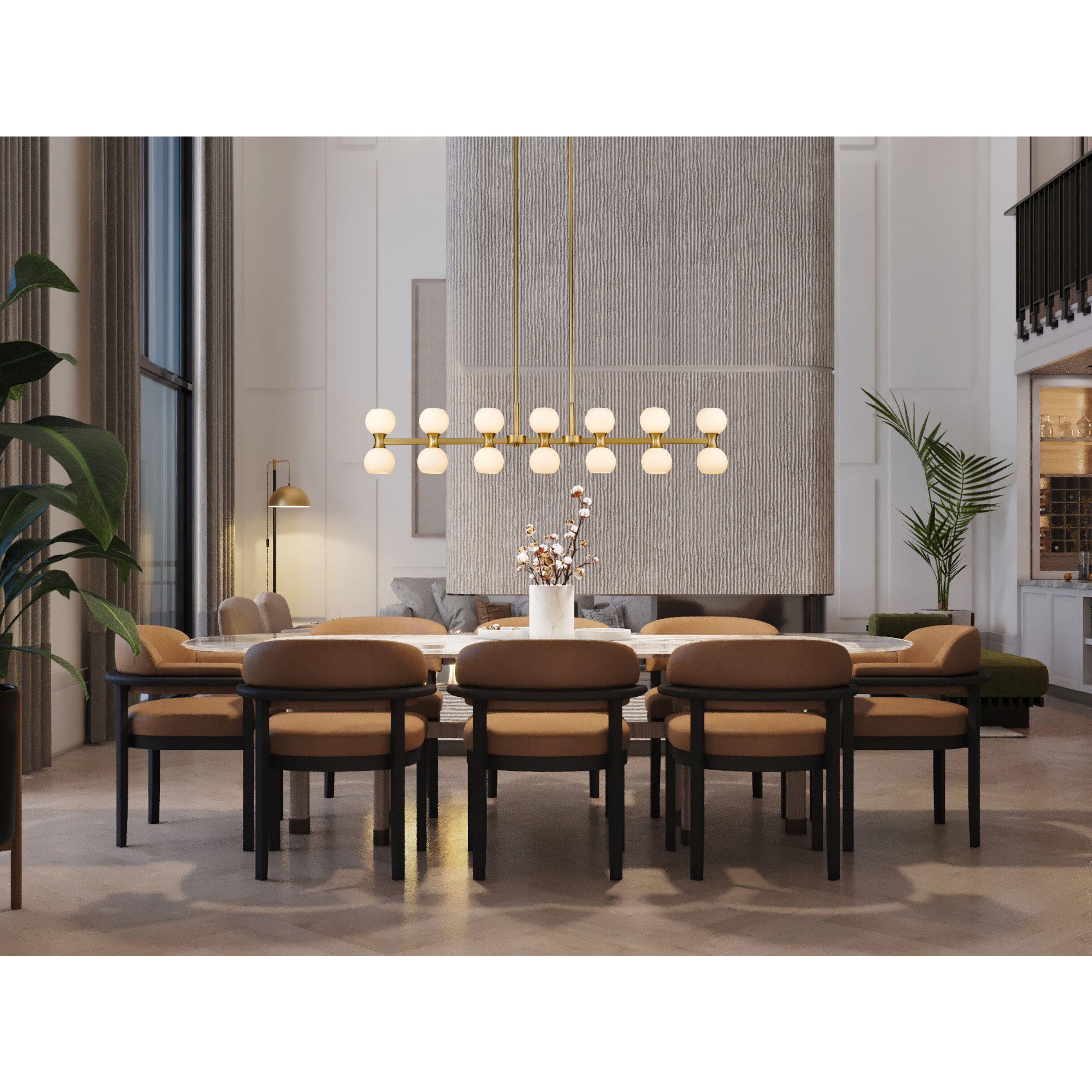 60 inch linear chandelier hotsell
