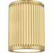 Stari LED 6.25 inch Modern Gold Flush Mount Ceiling Light