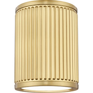 Stari LED 6.25 inch Modern Gold Flush Mount Ceiling Light
