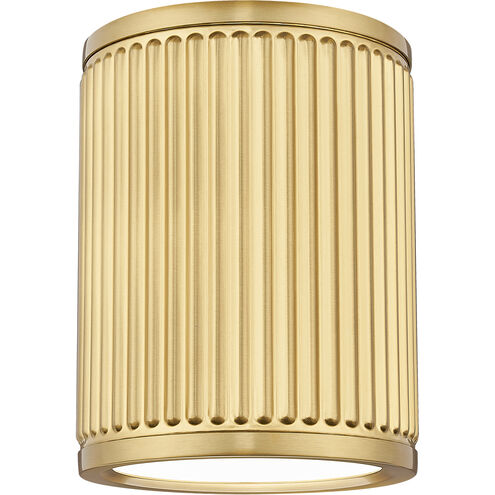 Stari LED 6.25 inch Modern Gold Flush Mount Ceiling Light