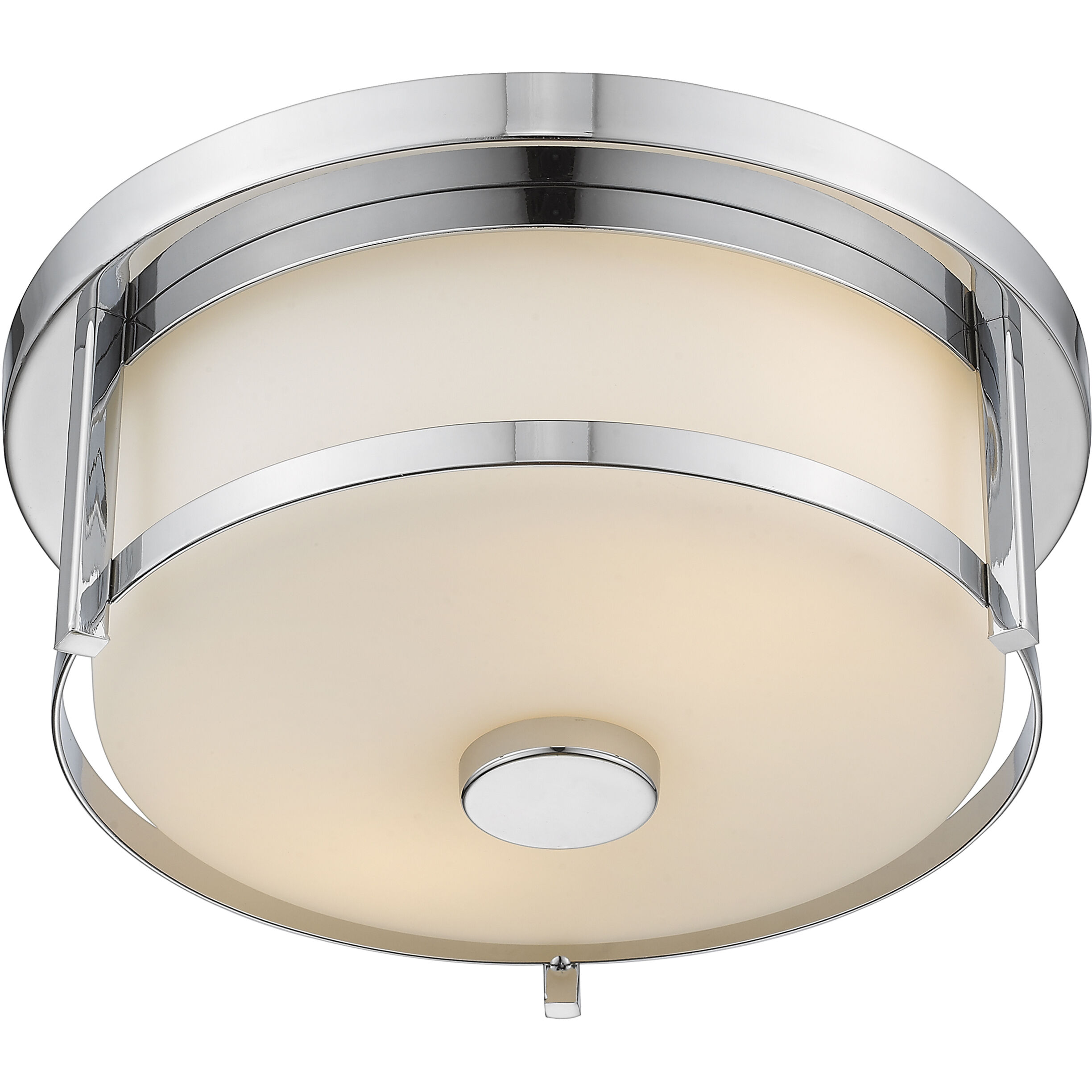 Savannah 2 Light 11 inch Chrome Flush Mount Ceiling Light