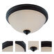 Chelsey 3 Light 14 inch Bronze Flush Mount Ceiling Light