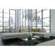 Forest Linear Chandelier Ceiling Light in Matte Black