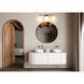 Montford 3 Light 24 inch Matte Black Bath Vanity Light Wall Light