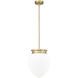 Gideon 1 Light 12.5 inch Modern Gold Pendant Ceiling Light