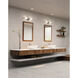 Warwick LED 18.5 inch Brushed Nickel Bathroom Vanity Wall Light