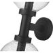 Laurent 2 Light 21 inch Black Outdoor Wall Light