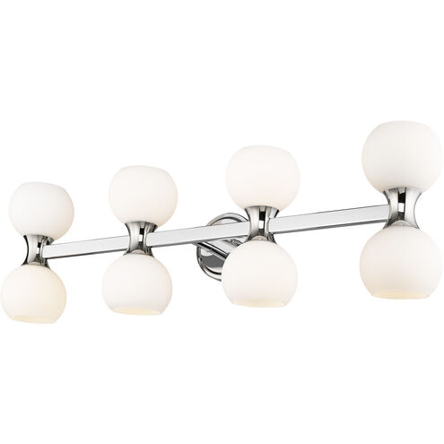 Artemis 8 Light 35 inch Chrome Vanity Wall Light