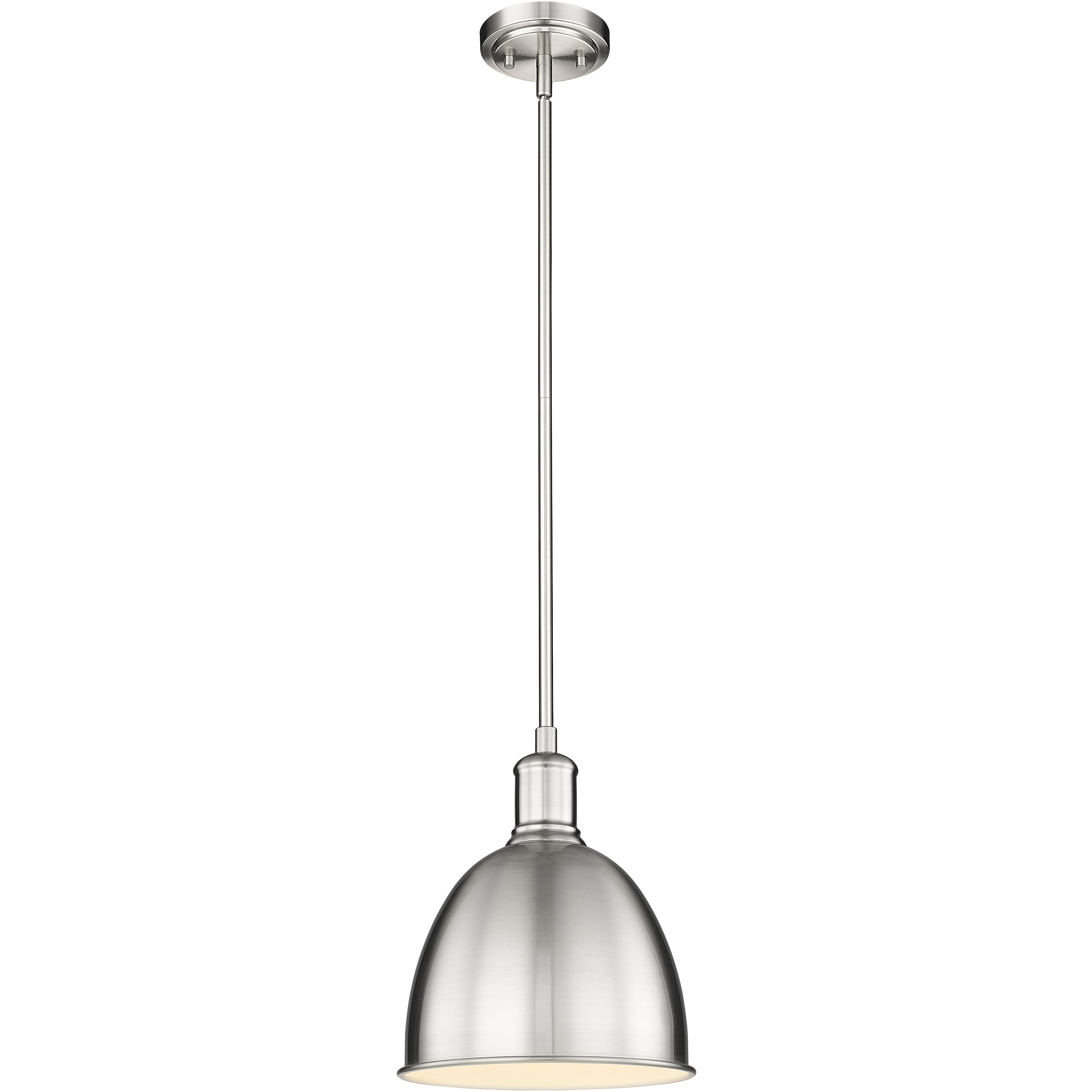 Sawyer 1 Light 8.25 inch Brushed Nickel Pendant Ceiling Light