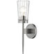 Flair 1 Light 4.75 inch Antique Nickel Wall Sconce Wall Light