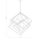 Euclid 12 Light 47.5 inch Matte Black Chandelier Ceiling Light