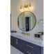 Sutton 3 Light 23.75 inch Brushed Gold Vanity Wall Light in Bronze Gold