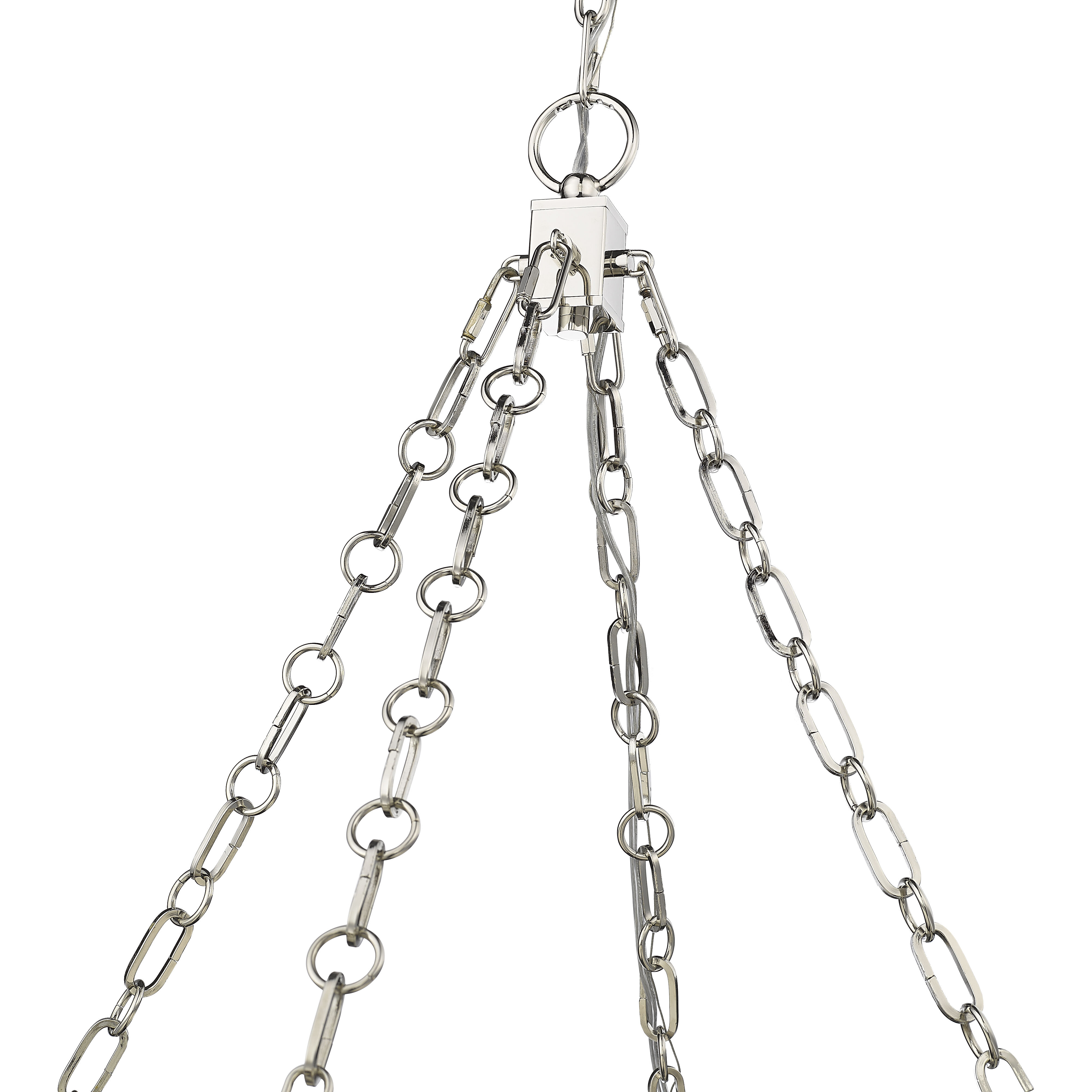 Anders LED 33 inch Polished Nickel Chandelier Ceiling Light