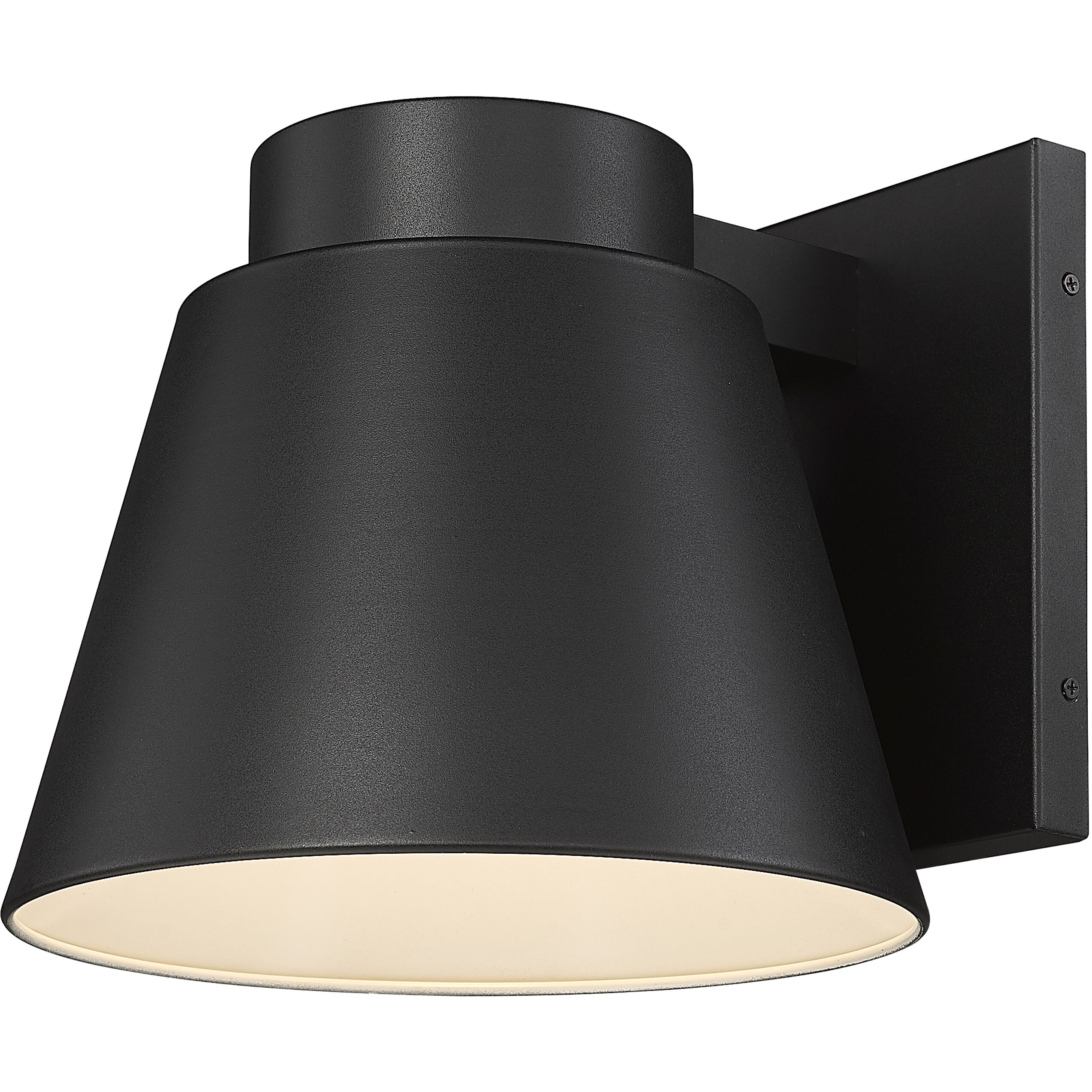 Asher LED 11 inch Black Outdoor Wall Light