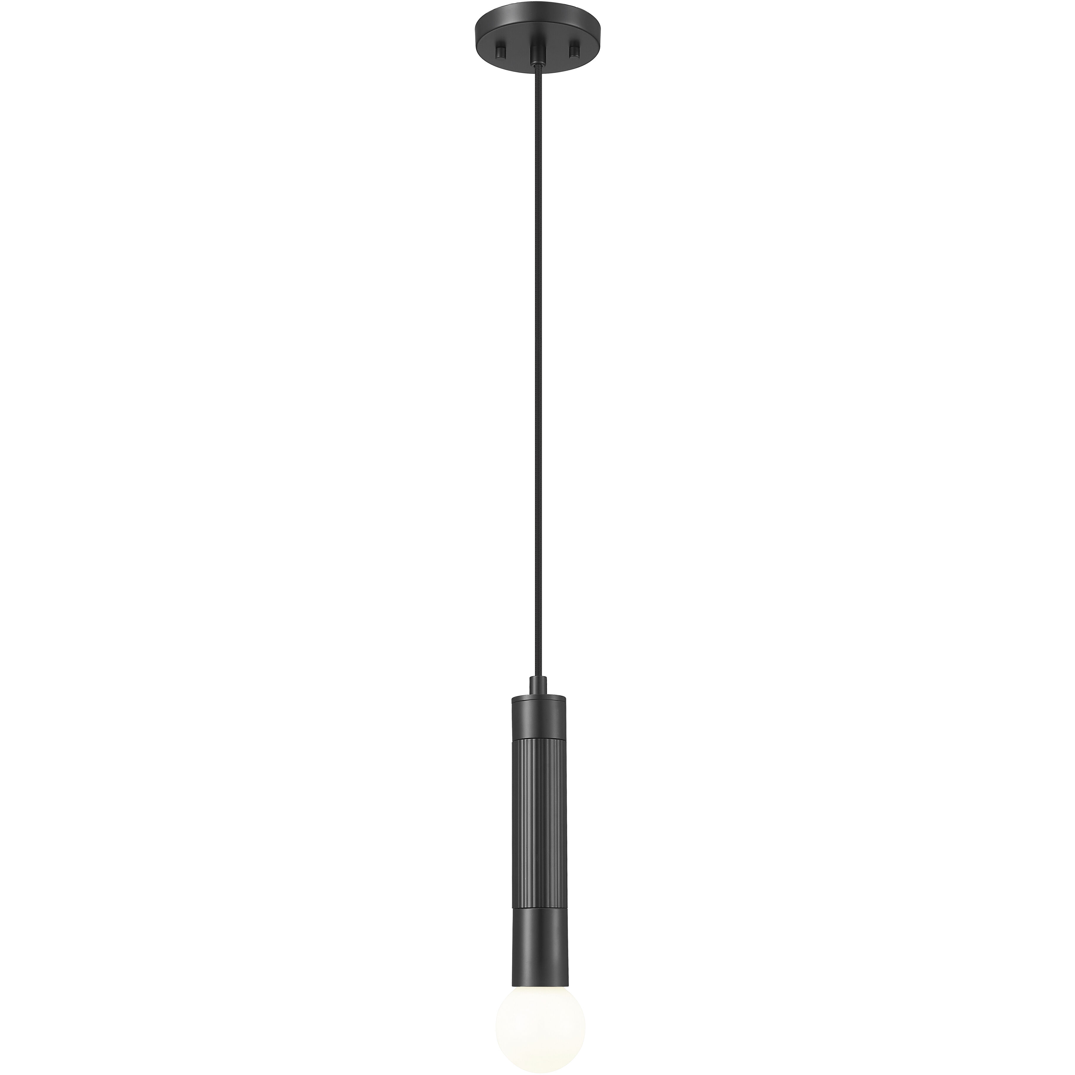 Stari 1 Light 4.75 inch Matte Black Pendant Ceiling Light