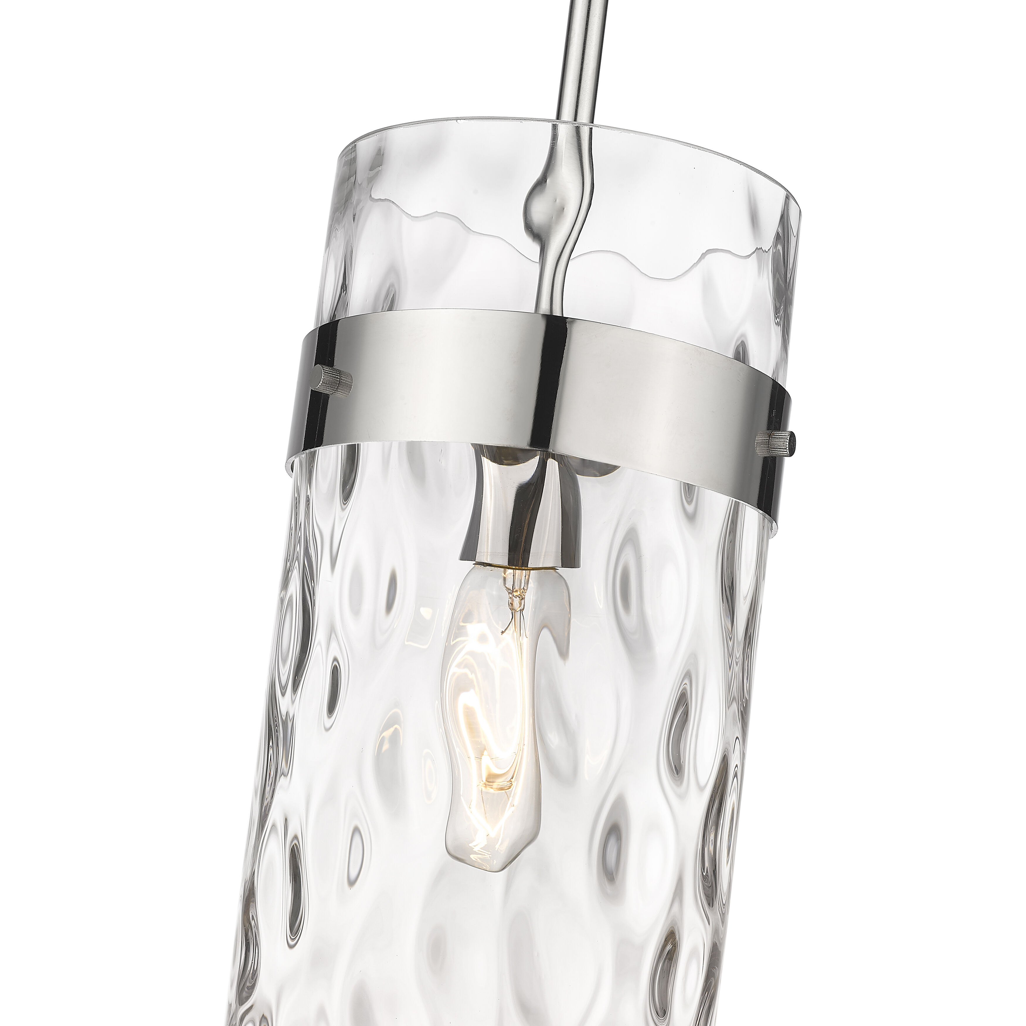 Fontaine 1 Light 6.5 inch Polished Nickel Pendant Ceiling Light