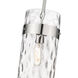 Fontaine 1 Light 6.5 inch Polished Nickel Pendant Ceiling Light